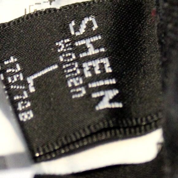 Shein High Rise Slogan Graphic Distressed Black Jean Size L - Picture 12 of 13